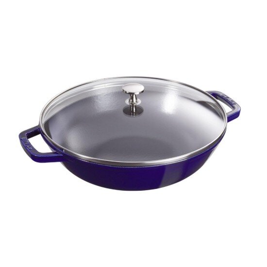 Staub Wок тиган чугун 30см Dark Blue -
