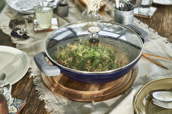 Staub Wок тиган чугун 30см Dark Blue -