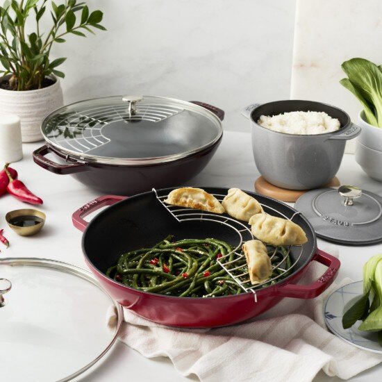 Staub Wок тиган чугун 30см Grenadine -
