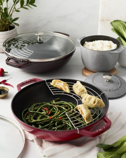Staub Wок тиган чугун 30см Grenadine -