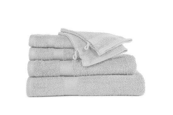 Tiseco Кърпа за баня памучна 70x140 см "Riva" Cool Grey -