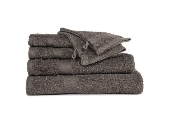 Tiseco Кърпа за баня памучна 70x140 см "Riva" Grey -