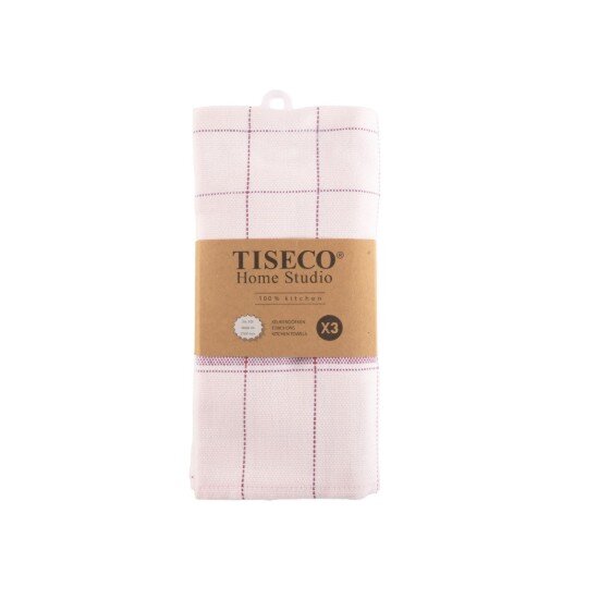 Tiseco Комплект кухненски кърпи от 3 части 68 x 68 см "Pro Chef" Red - Tis