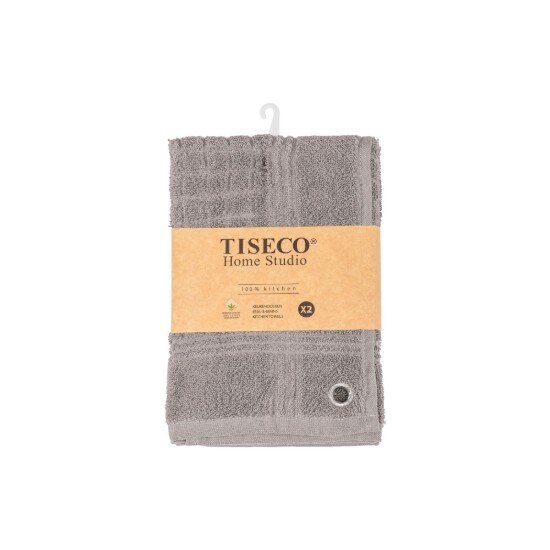 Tiseco Комплект от 2 кухненски кърпи памук 50 x 50 см "Pharao" Taupe - Ti