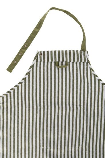 Tiseco Кухненска престилка „Yinte“ памук Green olive -