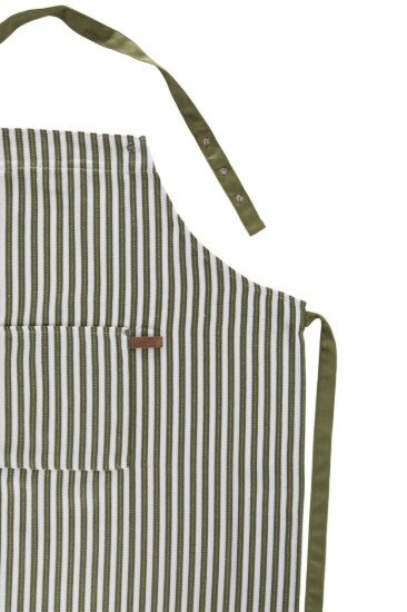 Tiseco Кухненска престилка „Yinte“ памук Green olive -