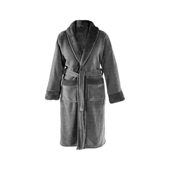 Tiseco Унисекс халат изработен от шенил L120см L/XL "Rocher" Grey -Tisec