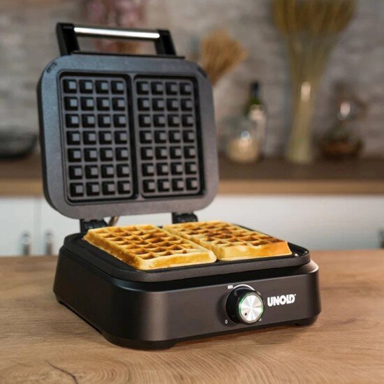 Unold Уред за печене на белгийски вафли 1500 W -