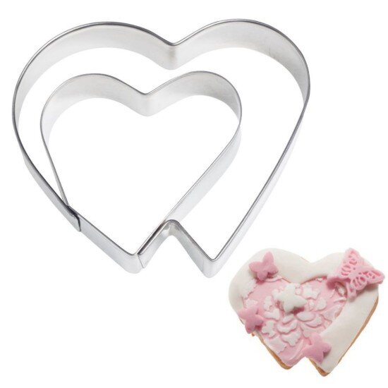Westmark Форма за сладки 6.5см "Double heart" -