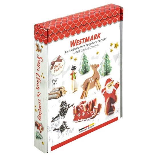 Westmark Комплект 3D формички 9 части "Santa Claus is coming" -