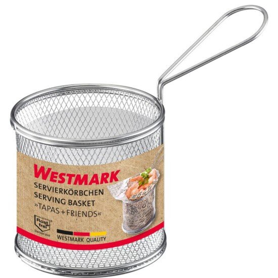 Westmark Кръгла кошница за сервиране неръждаема стомана 9х13 см - марка Westm