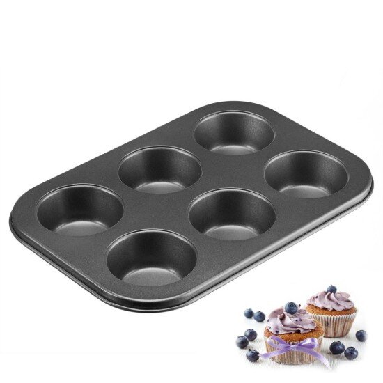 Westmark Мухъл за 6 мъфини 265 x 185 см стомана -