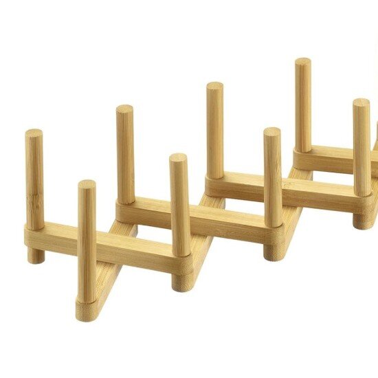 Westmark Разтегателна сушилница за съдове бамбук 9.5 x 12 x 9 см -