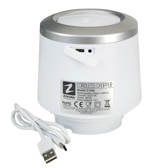 Zokura Безжичен чопър 1 л 200 W -