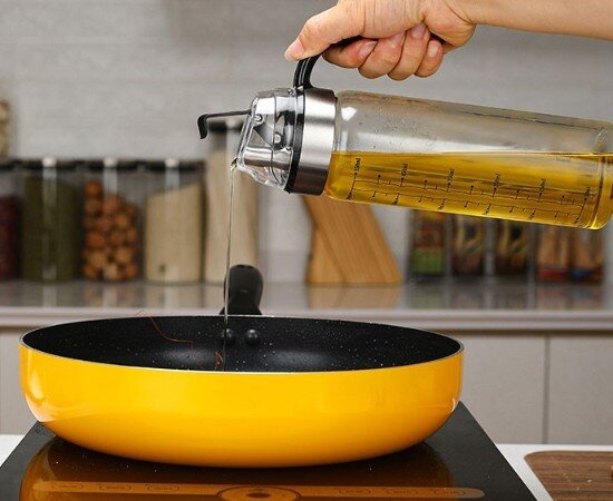 Zokura Бутилка диспенсър с автоматична капачка боросиликатно стъкло 450 ml