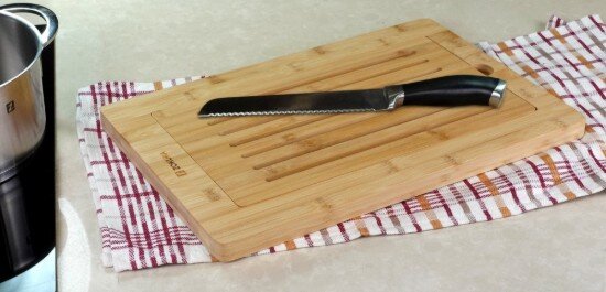Zokura Дъска за рязане бамбуково дърво 40 x 28 см -