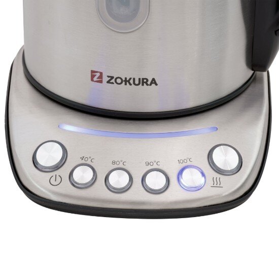 Zokura Електрическа кана 17 L 2200 W 4 предварително зададени температури