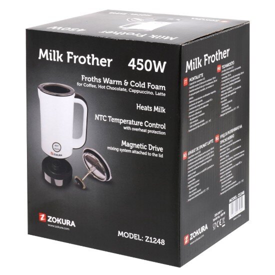 Zokura Електрическа пяна за мляко 450 W -