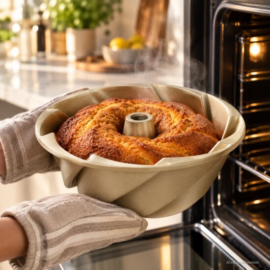 Zokura Форма за печене Bundt алуминиева 238 х 9 см -