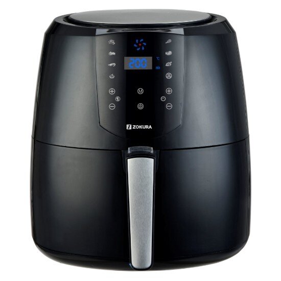 Zokura Фритюрник с горещ въздух 5.2 L 1800 W -