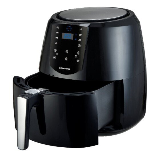 Zokura Фритюрник с горещ въздух 5.2 L 1800 W -