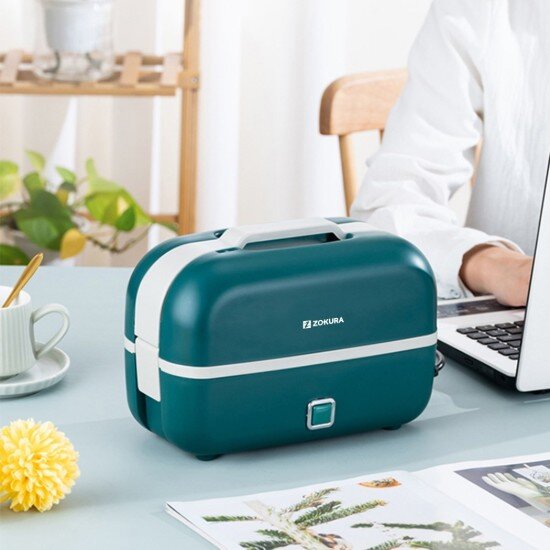 Zokura Многофункционална електрическа кутия за обяд 3 в 1 230W розова - Zok