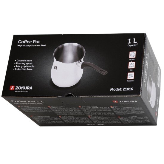 Zokura Турска тенджера за кафе 1L -