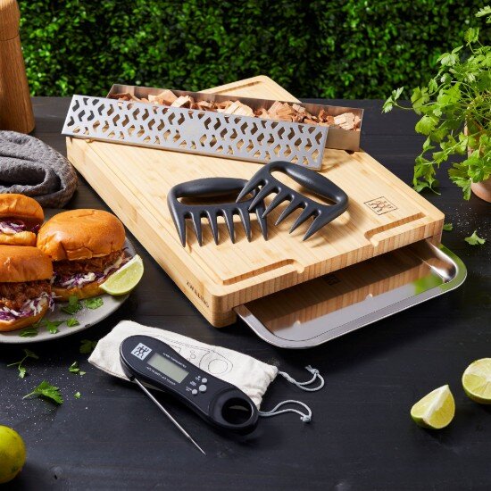 Zwilling Бамбукова дъска за рязане с тава за събиране 39 x 30 см "BBQ+" - Zw