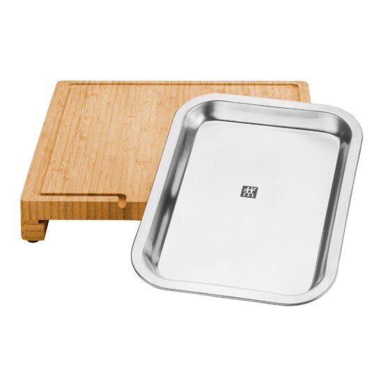 Zwilling Бамбукова дъска за рязане с тава за събиране 39 x 30 см "BBQ+" - Zw