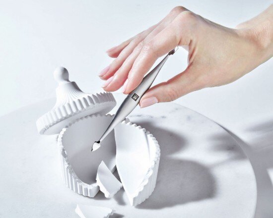Zwilling Двустепенна курета за маникюр 125 мм сатенена неръждаема стомана TW