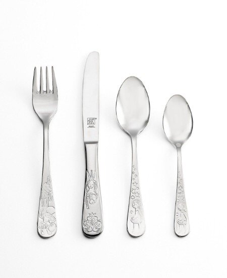 Zwilling Комплект детски прибори за хранене 4 части <<Grimm's Märchen>> - Zwi