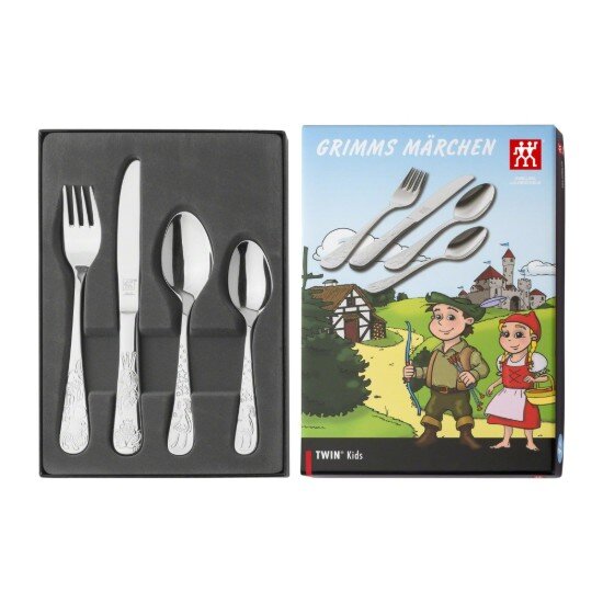 Zwilling Комплект детски прибори за хранене 4 части <<Grimm's Märchen>> - Zwi