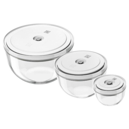 Zwilling Комплект от 3 вакуумни купички изработени от стъкло "FRESH & SAVE" -