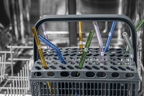 Zwilling Комплект от 4 прави сламки цветно боросиликатно стъкло 23 см "Sorre