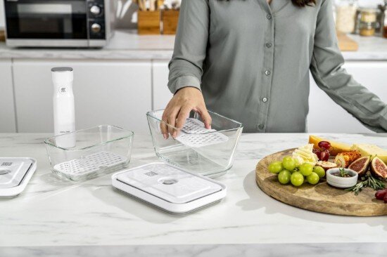Zwilling Комплект решетка от 2 части за стъклени съдове за храна M/L "FRESH &