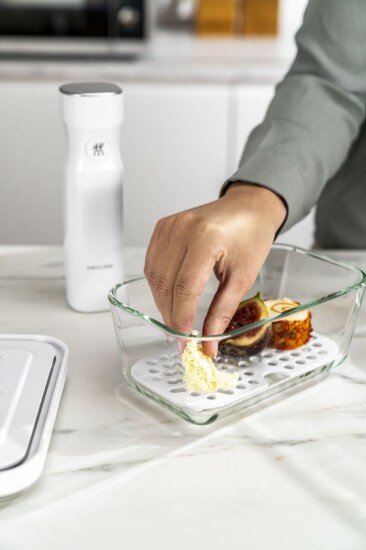 Zwilling Комплект решетка от 2 части за стъклени съдове за храна M/L "FRESH &