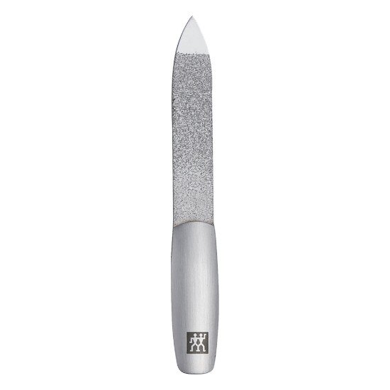 Zwilling Комплект за маникюр 3 части неръждаема стомана кафяв кожен калъф P