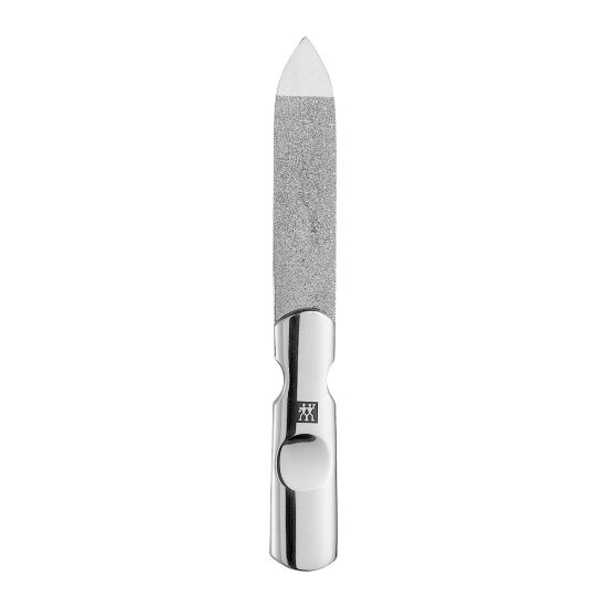 Zwilling Комплект за маникюр от 4 части неръждаема стомана кожен калъф черен