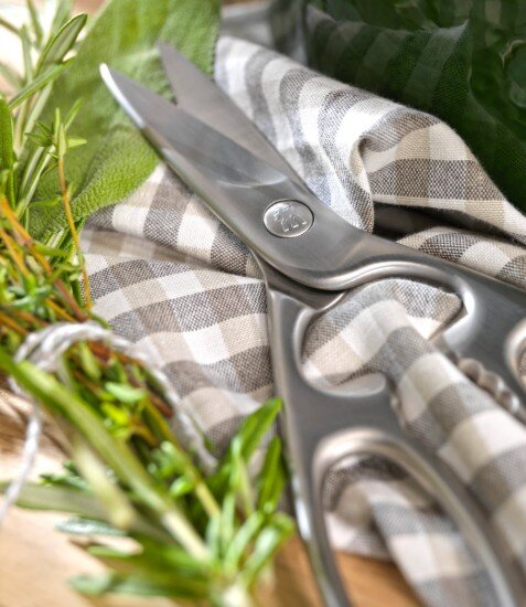 Zwilling Многофункционална кухненска ножица 20 см матово сребро -