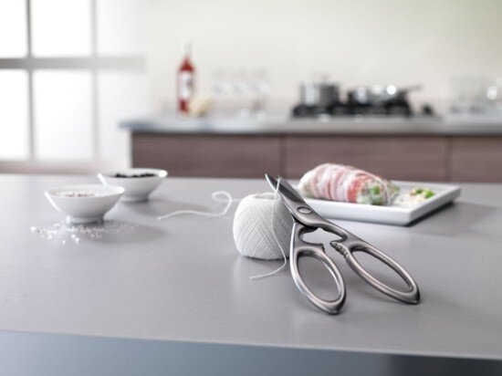 Zwilling Многофункционална кухненска ножица 20 см матово сребро -