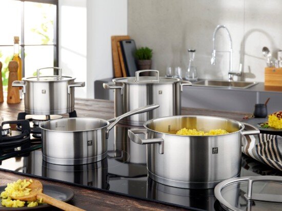 Zwilling Тенджера за готвене с капак неръждаема стомана 24 см/6 л "Vitality"