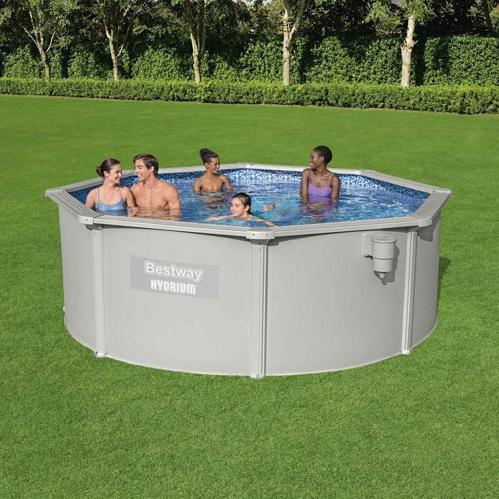 Bestway Hydrium Надземен басейн с кръгла конструкция 360x120 см