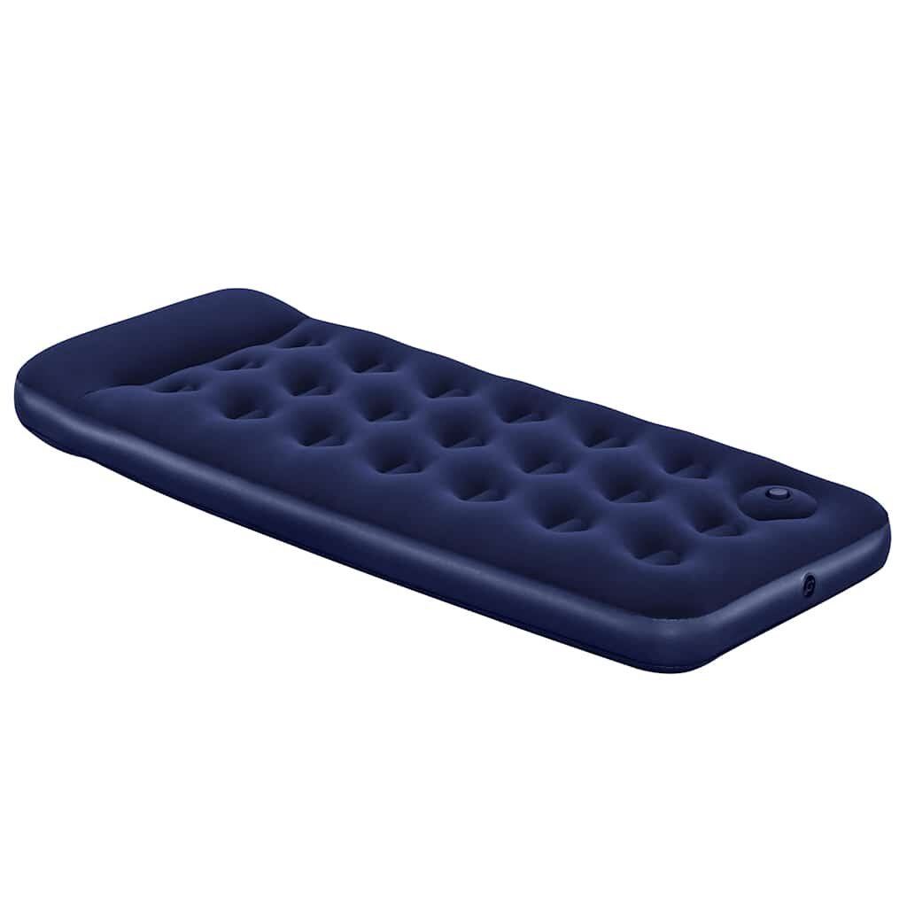 Bestway Надуваем флокиран матрак с вградена крачна помпа 185x76x28 см