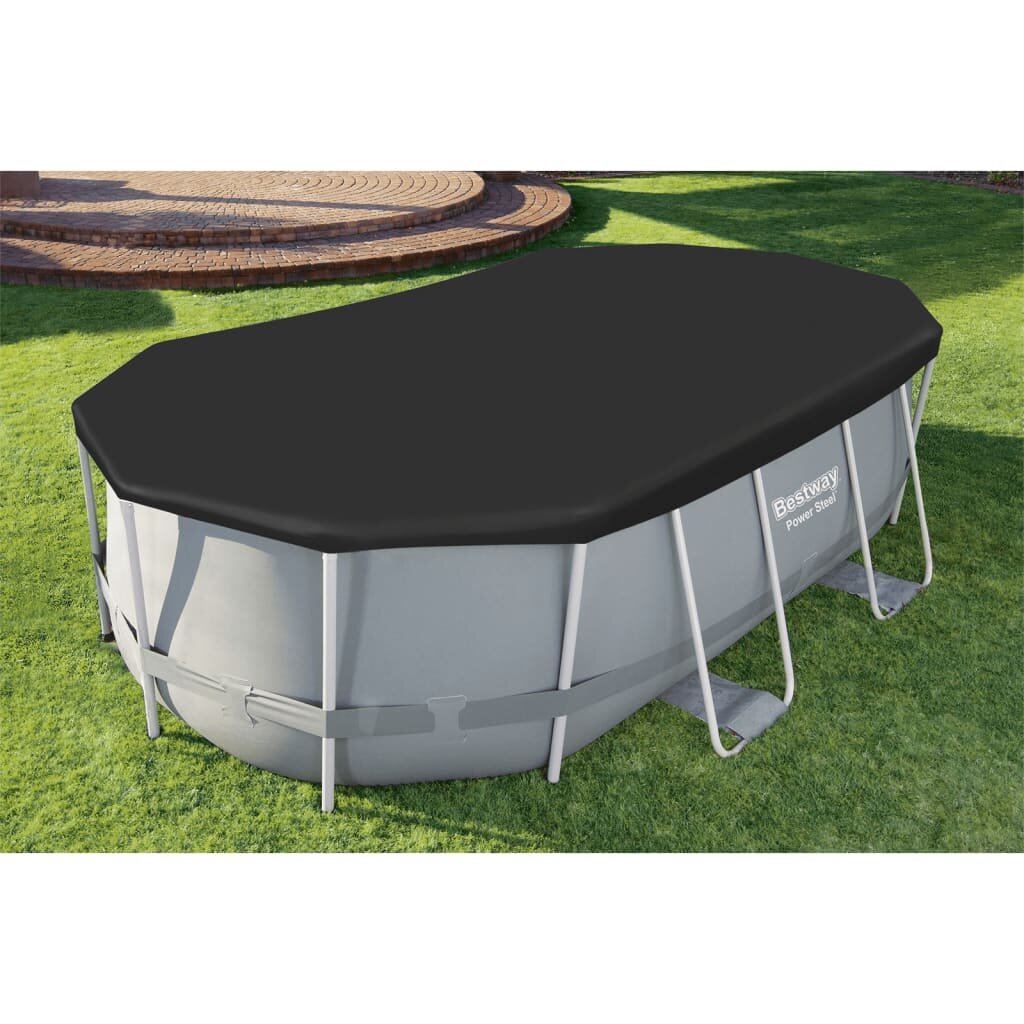 Bestway Покривало за басейн Flowclear 418x230 см