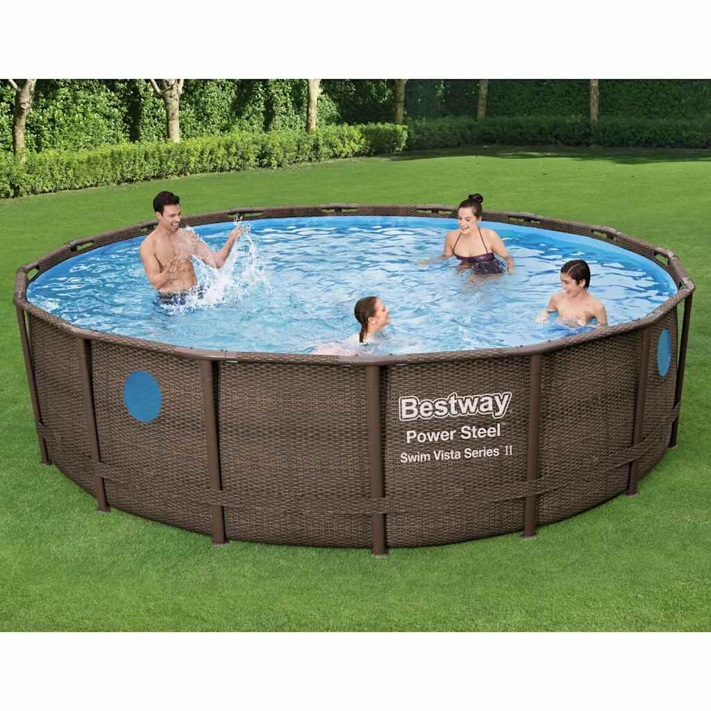 Bestway Power Steel Комплект басейн 488x122 см