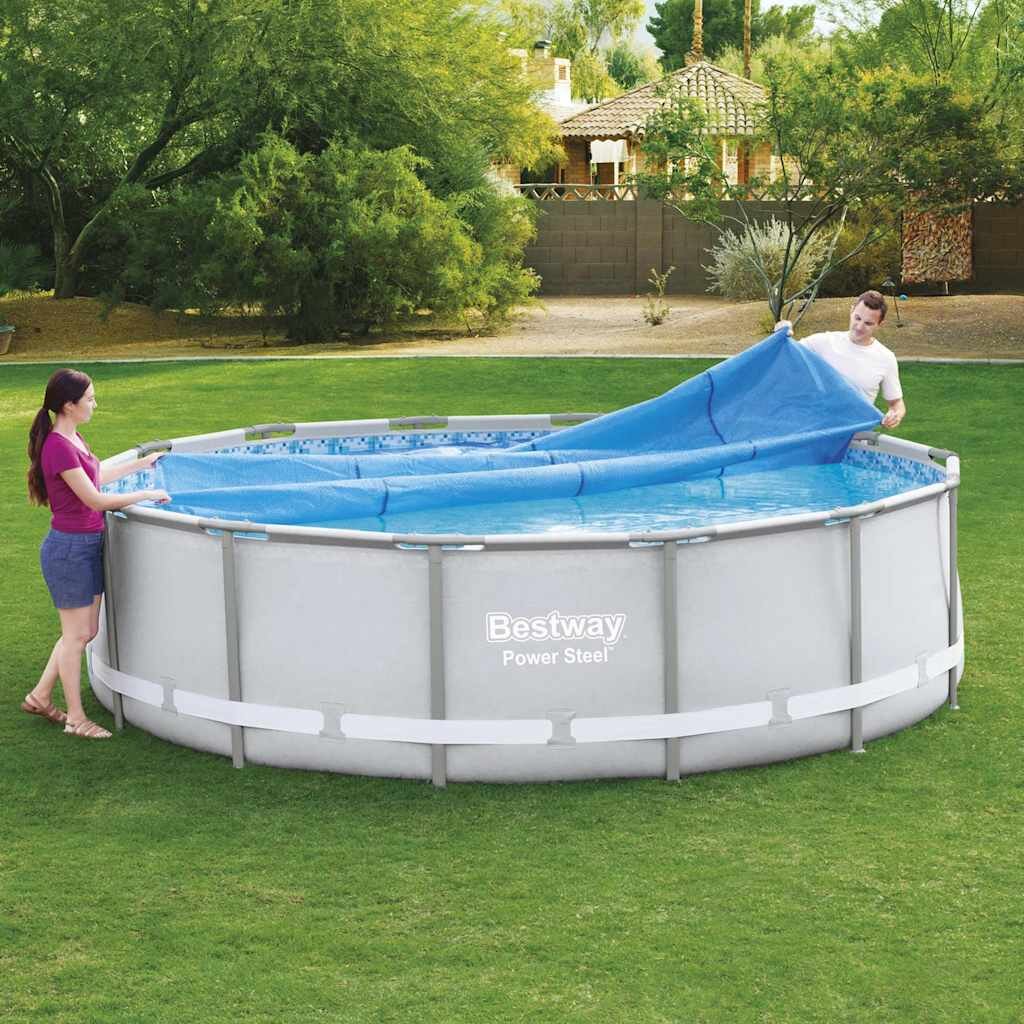 Bestway Соларно покривало за басейн Flowclear 427 см