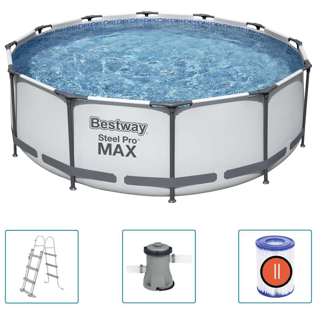 Bestway Steel Pro MAX Комплект плувен басейн 366x100 см