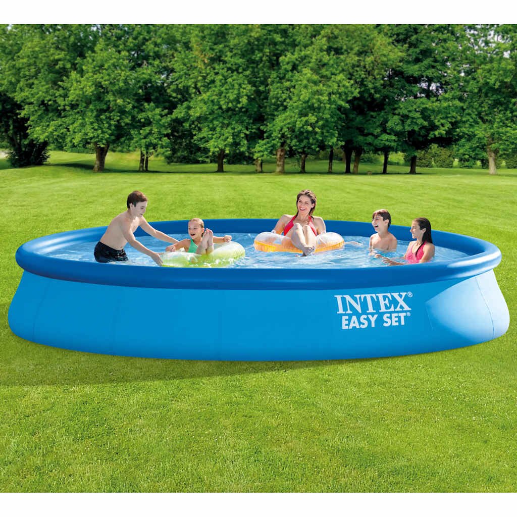 INTEX Басейн "Easy Set" с филтърна система 457x84 см