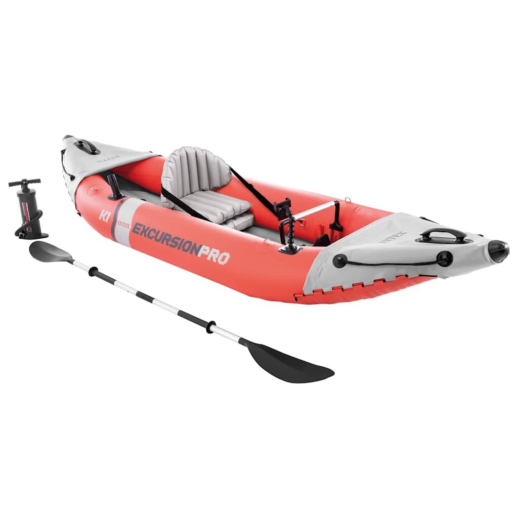 INTEX Надуваем каяк Excursion Pro K1 305x91x46 см