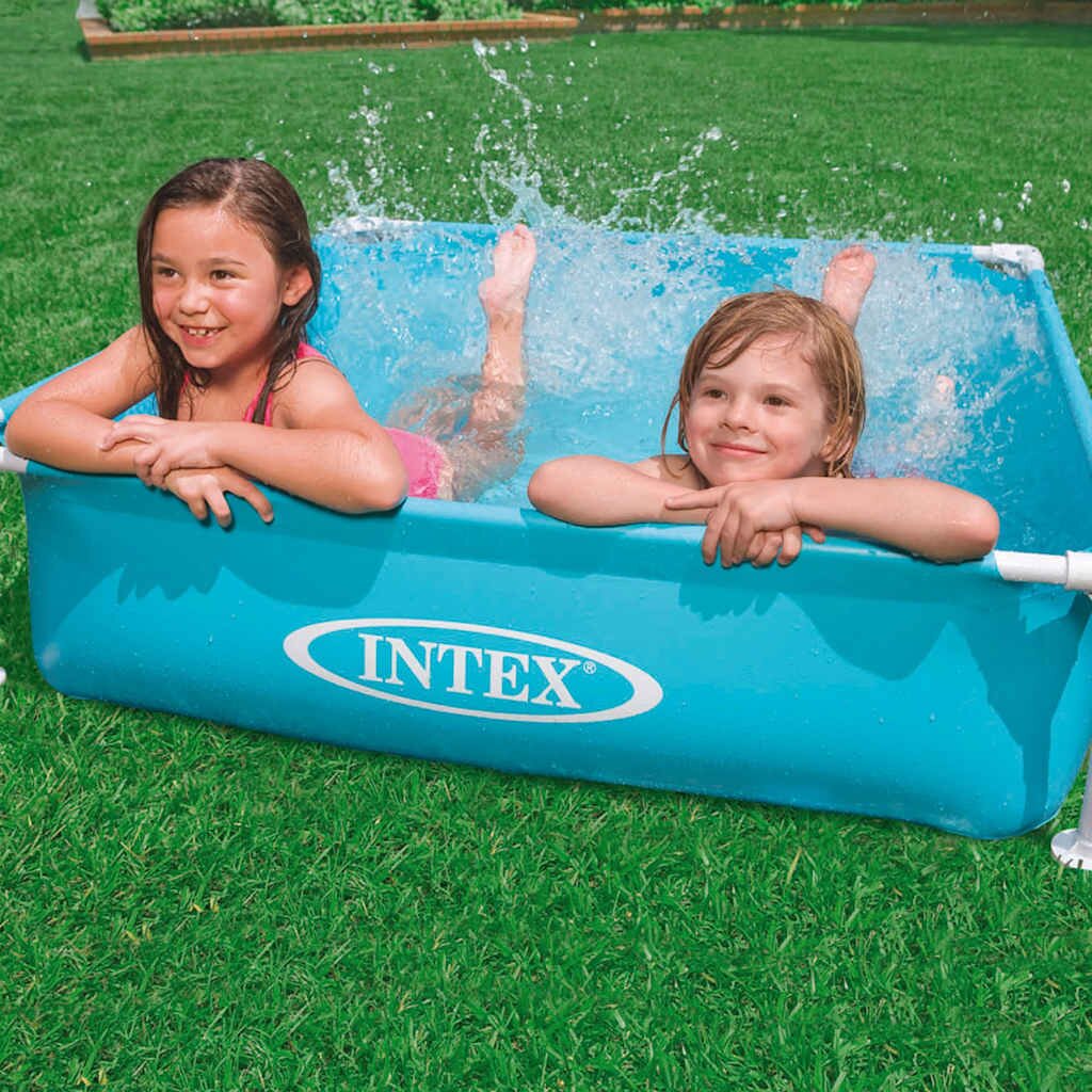 INTEX Плувен басейн Mini Frame 122x122x30 см 57173NP